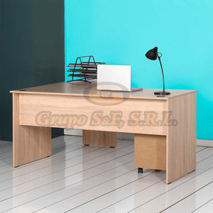 Escritorio En L 63X58X30 Color Sonoma (Rms-320-Ss-1) Muebles De Oficina