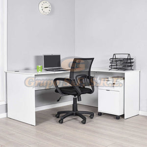 Escritorio En L 63X58X30 Color Blanco (Rms-320-Dd-1) Muebles De Oficina