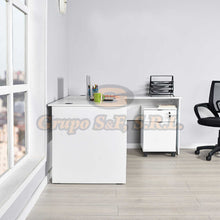 Cargar imagen en el visor de la galería, Escritorio En L 63X58X30 Color Blanco (Rms-320-Dd-1) Muebles De Oficina
