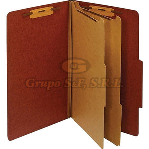 Folder Partition 8.5X14 6Div. Atlas Material & Equipo De Oficina