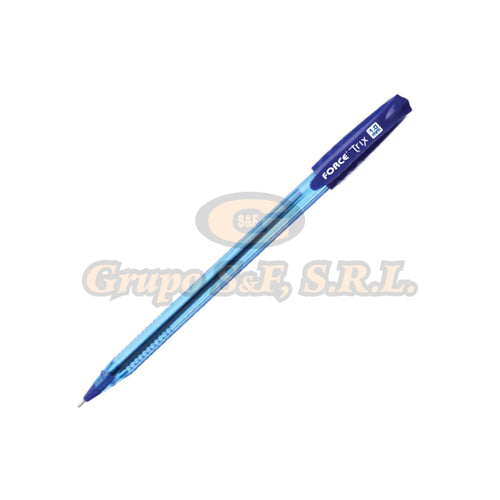Lapicero Trix Azul 12/paquete (Trix-Bl) Escolares