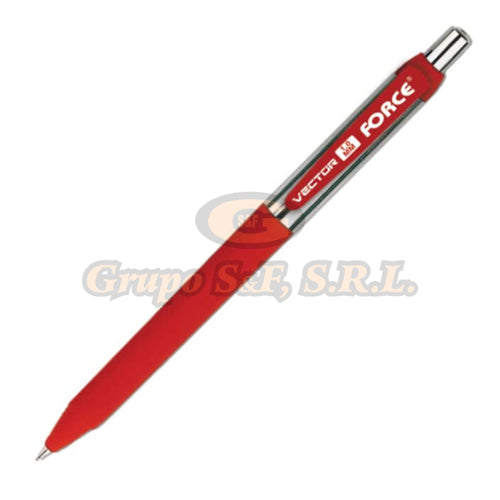 Lapicero Vector Rojo 12/paquete (Fc-Lt640Rd) Escolares