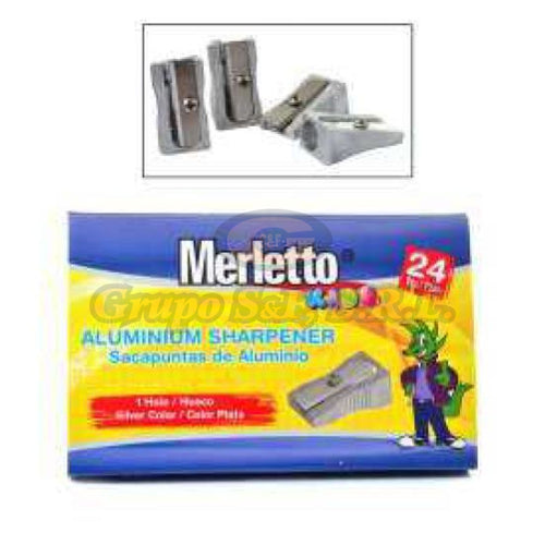 Sacapunta De Metal 24/1 Merletto Escolares