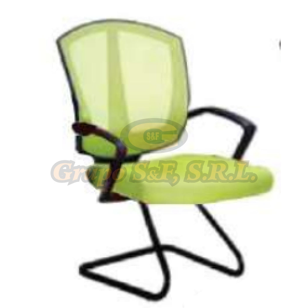 Silla Para Visita Fc-Sk230C Verde Muebles De Oficina