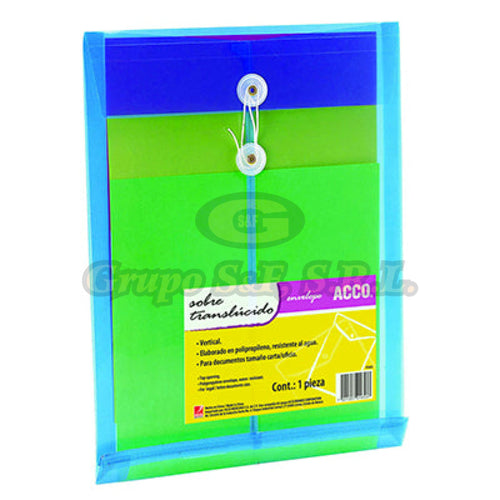 Sobre Plástico Vertical 10X15 48/paquete (P1653) Material & Equipo De Oficina